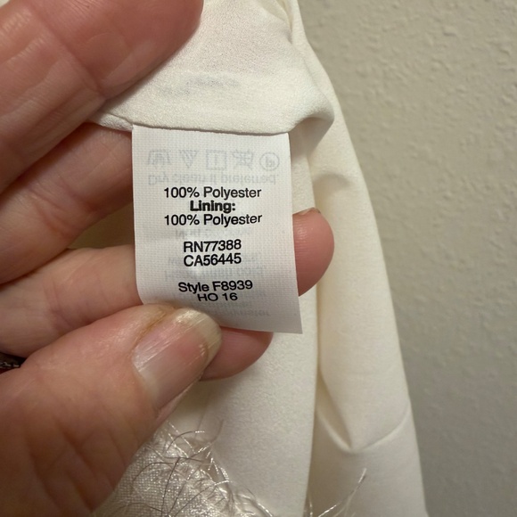 J CREW Women's Ivory Feather Lined Sleeveless Cami, Top SZ 8, Like New - Picture 2 of 6